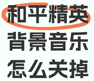 和平精英背景音乐怎么关闭 和平精英背景音乐关闭步骤【全攻略】