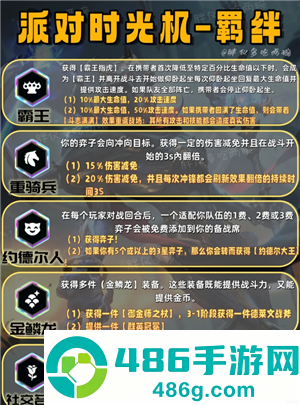 金铲铲之战派对时光机攻略 金铲铲之战派对时光机有哪些羁绊 金铲铲之战派对时光机攻略 金铲铲之战派对时光机有哪些羁绊