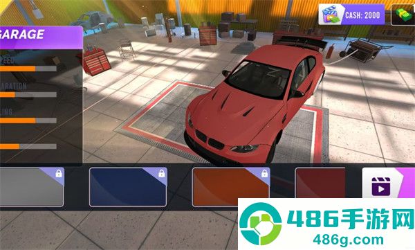 豪华跑车挑战赛3D游戏