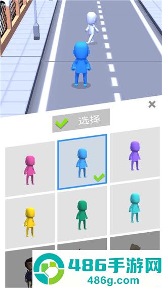 拥挤城市小游戏(Crowd City)