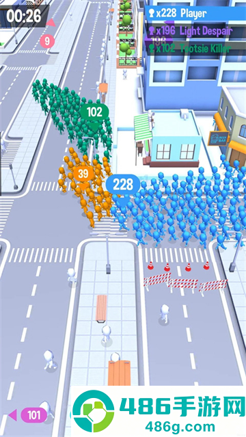 拥挤城市小游戏(Crowd City)