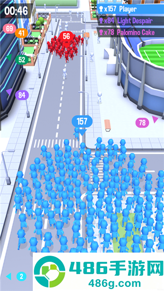 拥挤城市小游戏(Crowd City)