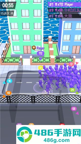 拥挤城市小游戏(Crowd City)