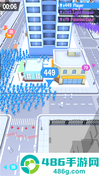 拥挤城市小游戏(Crowd City)