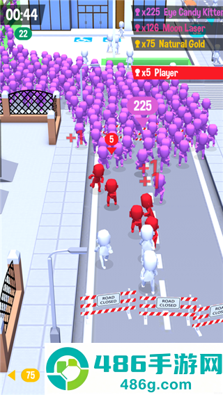 拥挤城市小游戏(Crowd City)