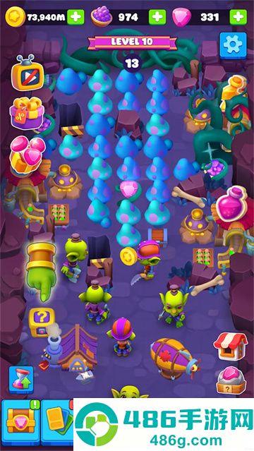 地精矿工放置合并游戏(Goblin Miner)