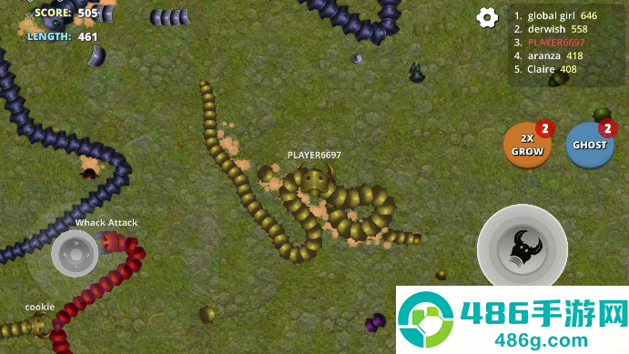 巨蛇蠕虫游戏(Snake Battle)