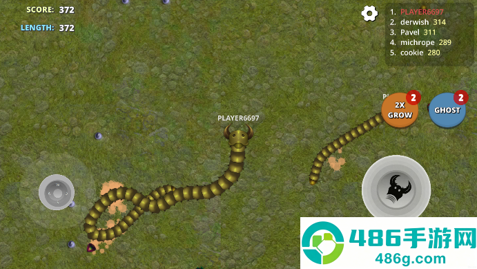 巨蛇蠕虫游戏(Snake Battle)