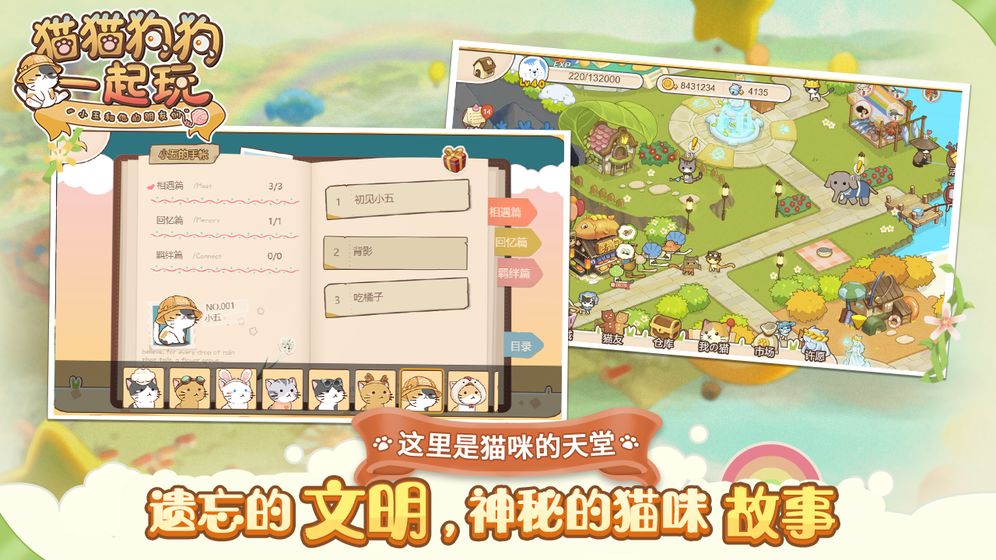猫猫狗狗一起玩app官方正版下载