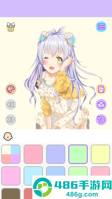 动漫萌娘换装游戏