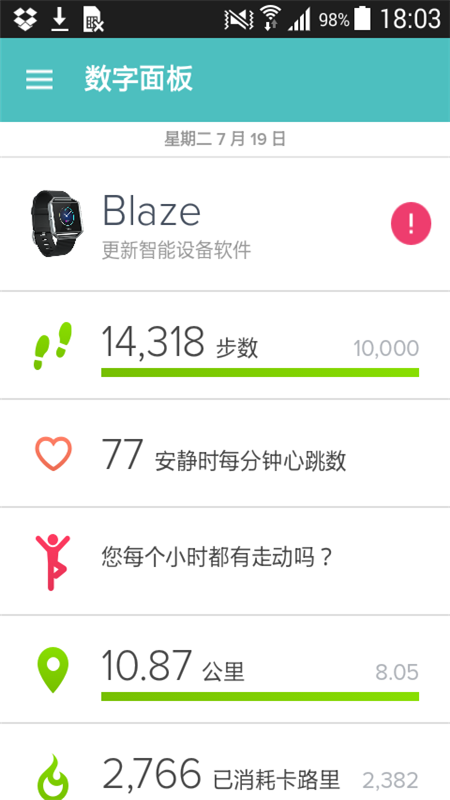 Fitbit健康追踪app