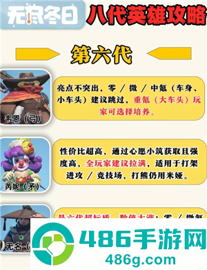 无尽冬日8代英雄哪个值得培养 无尽冬日8代英雄详情图鉴