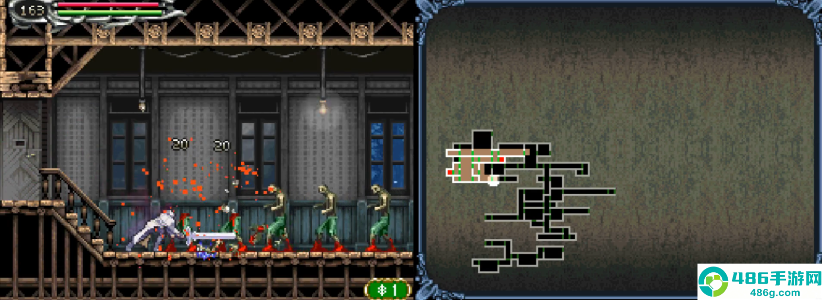 恶魔城苍月的十字架任天堂移植版