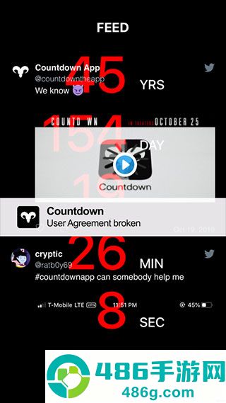 Countdown App死亡倒计时