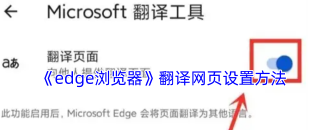 手机Edge浏览器翻译功能一键设置-外文网页秒变中文教程【养成指南】