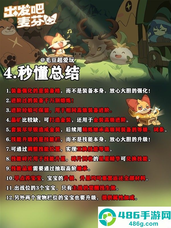 出发吧麦芬新手战力速成攻略