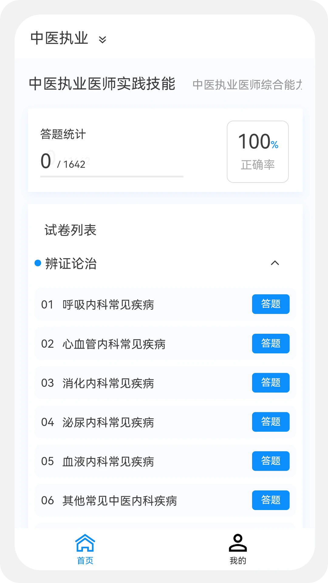 中医执业医师100题库官方版