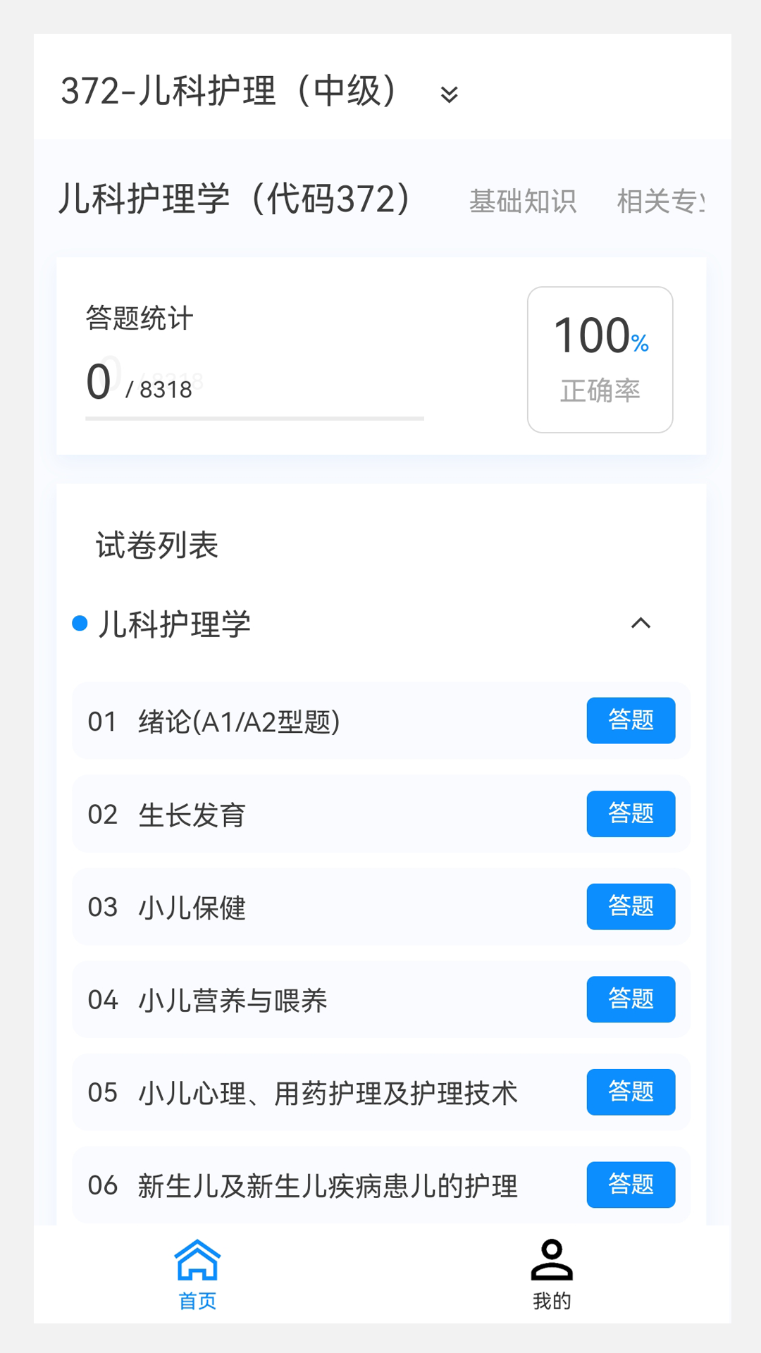 主管护师100题库最新版