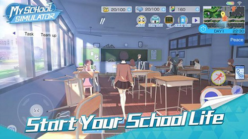 青春校园模拟器国际版My School Simulator手游官方正版中文下载